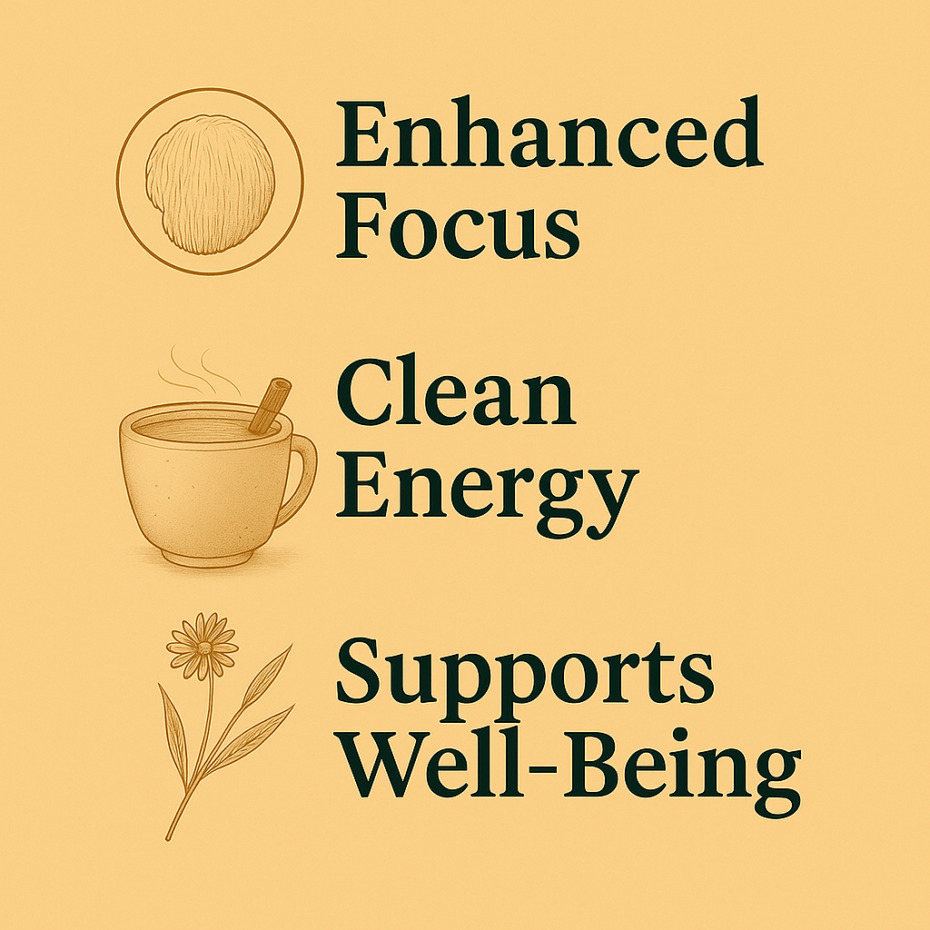 Adaptogenic Coffee Super Latte ā Clean Energy with Lionās Mane, Cordyceps, & Reishi