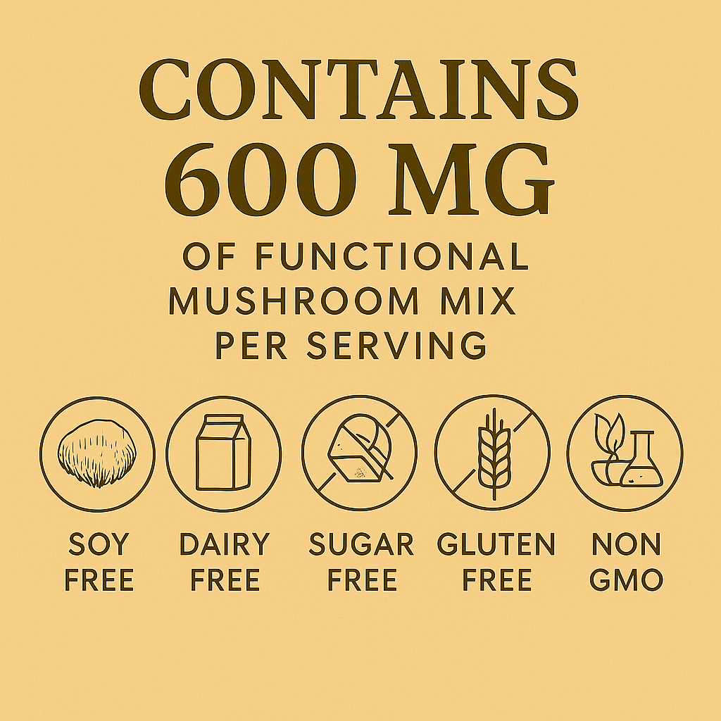Adaptogenic Coffee Super Latte ā Clean Energy with Lionās Mane, Cordyceps, & Reishi