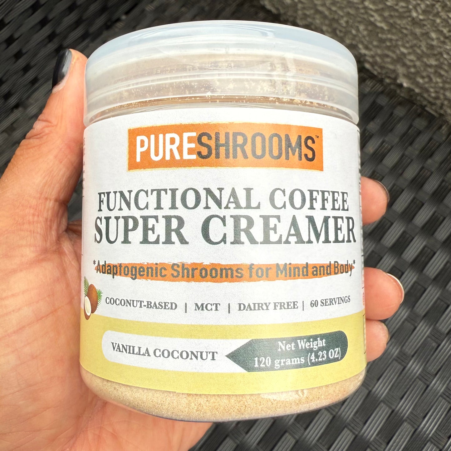 Adaptogenic Functional Coffee Super Creamer with Lion's Mane, Reishi, Cordyceps